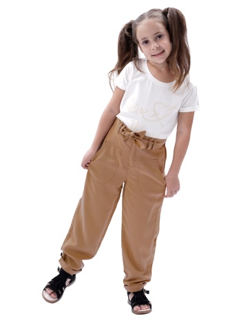 παιδικό παντελόνι με ζώνη για κορίτσι | μοκα