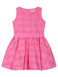 παιδικό φόρεμα με κεντημένες λεπτομέρειες για κορίτσι | ανοιχτο ροζ