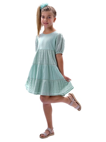 παιδικό φόρεμα με κέντημα για κορίτσι | φυστικι