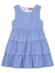 παιδικό αμάνικο ριγέ φόρεμα για κορίτσι | blue dream