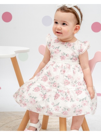 παιδικό φόρεμα με φλοράλ τούλι για κορίτσι (6-18 μηνών) |