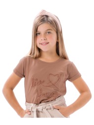 παιδική μπλούζα με κέντημα για κορίτσι | μοκα