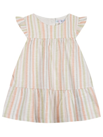 βρεφικό ριγέ φόρεμα για κορίτσι (3-18 μηνών) | ριγε