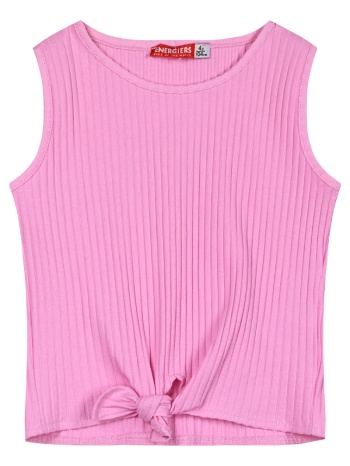 παιδική αμάνικη μπλούζα κροπ για κορίτσι | ροζ