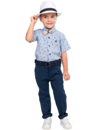 βαμβακερό μονόχρωμο παντελόνι για αγόρι για επίσημες εμφανίσεις | μαρεν