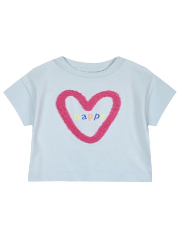 παιδική μπλούζα κροπ με τύπωμα για κορίτσι | sky way