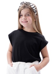 παιδική αμάνικη μπλούζα για κορίτσι | μαυρο