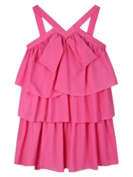 παιδικό φόρεμα κρεπ για κορίτσι | ανοιχτο ροζ