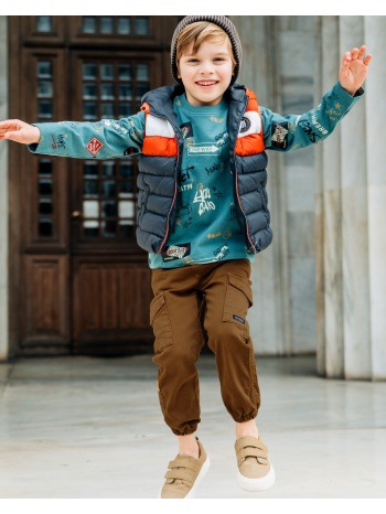 παντελόνι κάργκο για αγόρι | καμηλο