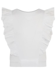 μπλούζα κροπ για κορίτσι | λευκο