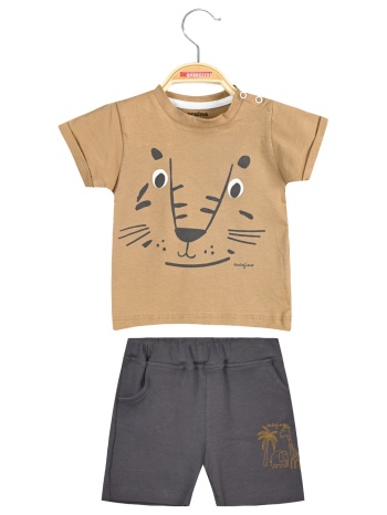 σετ μπλούζα με βερμούδα για βρεφικό αγόρι (0 - 18μηνών) | σε προσφορά