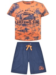 σετ με εμπριμέ μπλούζα ...