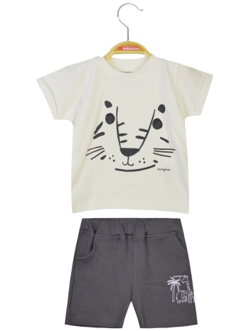 σετ μπλούζα με βερμούδα για βρεφικό αγόρι (0 - 18μηνών) | σε προσφορά