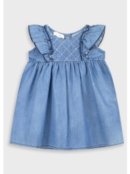 τζην φόρεμα για βρεφικό κορίτσι (3 - 24 μηνών) | μπλε τζην
