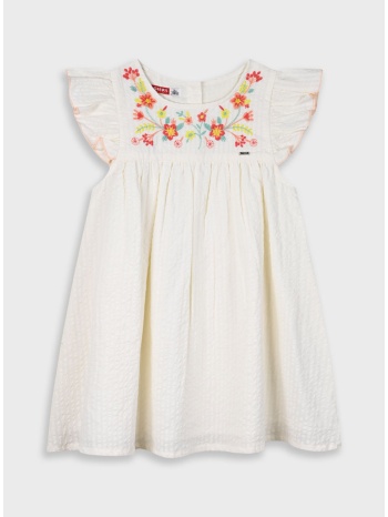 φόρεμα με κέντημα για κορίτσι | εκρου σε προσφορά