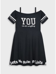 φόρεμα με τύπωμα για κορίτσι | μαυρο