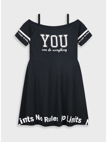 φόρεμα με τύπωμα για κορίτσι | μαυρο σε προσφορά