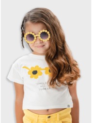 μπλούζα με τύπωμα για κορίτσι | εκρου