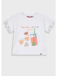 μπλούζα με τύπωμα για κορίτσι | λευκο