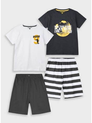 πυζαμα (σετ 2 τμχ) | ανθρακι