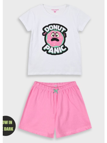 πυζάμα σετ με τύπωμα για κορίτσι | τριανταφυλλι