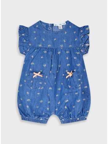 τζην φορμάκι για βρεφικό κορίτσι (0 - 18 μηνών) | μπλε τζην σε προσφορά