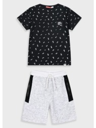 σετ με εμπριμέ μπλούζα ...