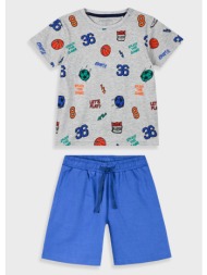 σετ με εμπριμέ μπλούζα ...