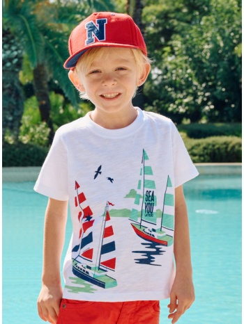 μπλούζα με τύπωμα για αγόρι | λευκο σε προσφορά