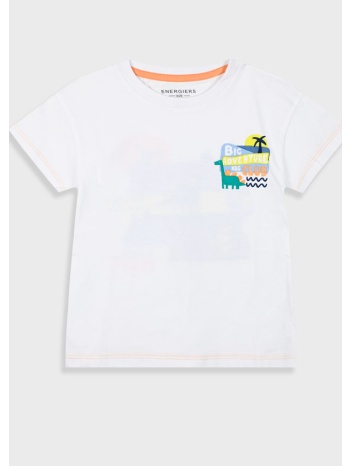 μπλούζα με τύπωμα για αγόρι | λευκο σε προσφορά