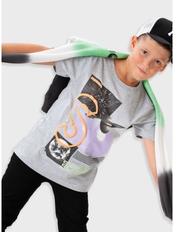 μπλούζα με τύπωμα για αγόρι | μελανζε σε προσφορά