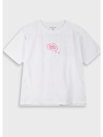 μπλούζα με τύπωμα για κορίτσι | λευκο σε προσφορά