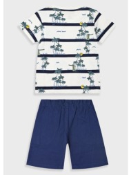 σετ με εμπριμέ μπλούζα ...