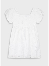 κιπούρ φόρεμα για κορίτσι | λευκο