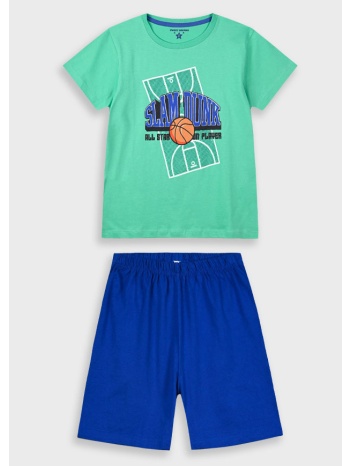 πυζάμα σετ με τύπωμα για αγόρι | θαλασσι
