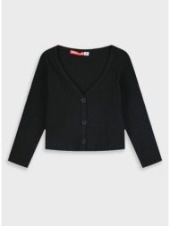 πλεκτή ζακέτα για κορίτσι | μαυρο