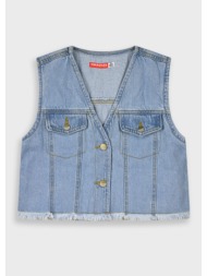 τζην γιλέκο για κορίτσι | μπλε τζην