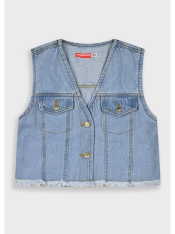 τζην γιλέκο για κορίτσι | μπλε τζην σε προσφορά