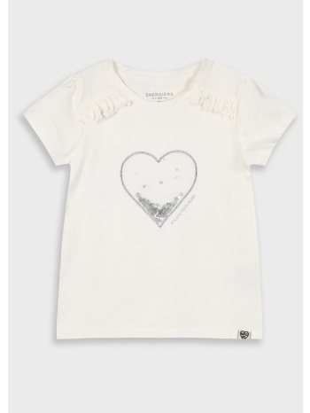 μπλούζα με παγιέτες για κορίτσι | εκρου σε προσφορά