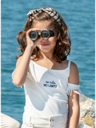 μπλούζα με τύπωμα για κορίτσι | κρεμ