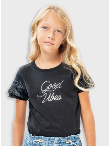 μπλούζα με τύπωμα για κορίτσι | μαυρο σε προσφορά