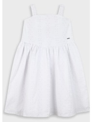 κιπούρ φόρεμα για κορίτσι | λευκο