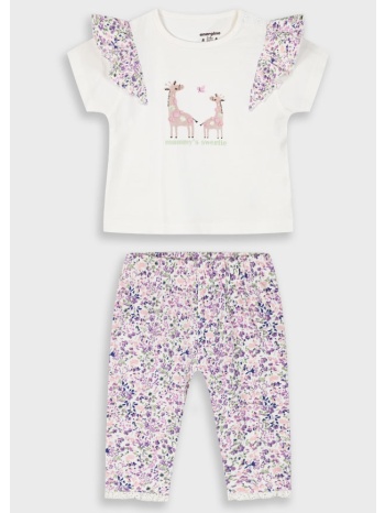σετ μπλούζα με κολάν για βρεφικό κορίτσι (3 - 18 μηνών) | σε προσφορά