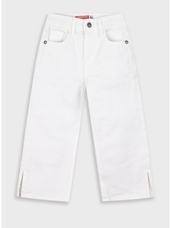 τζην παντελόνι wide leg για κορίτσι | εκρου σε προσφορά