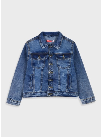 λεπτό τζην μπουφάν για αγόρι | μπλε τζην