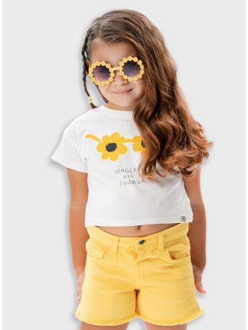 τζην σορτς για κορίτσι | κιτρινο σε προσφορά