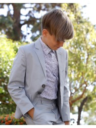 κοντομάνικο εμπριμέ πουκάμισο | εμπριμε