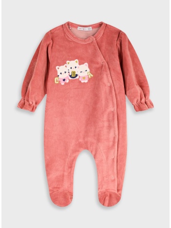 βρεφικό βελουτέ φορμάκι | σκονισμενο λιλα