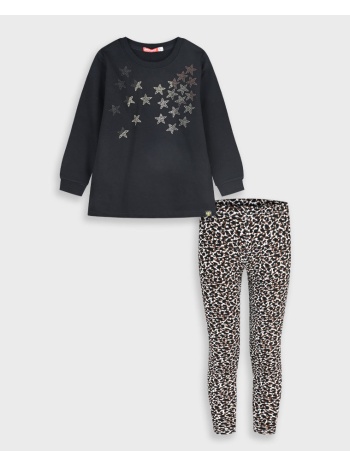 σετ φούτερ μπλούζα με κολάν | εμπριμε