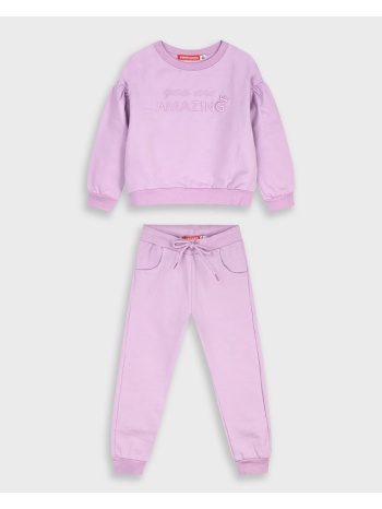 φούτερ φόρμα με κέντημα | λιλα